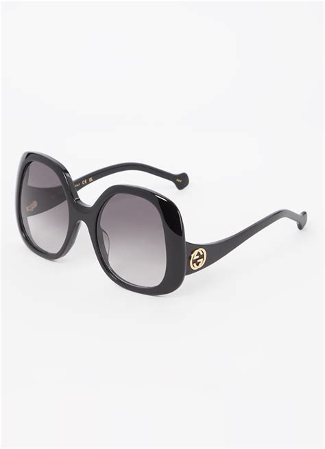 gucci zonnebril zwart wit|Designer Sunglasses for Women .